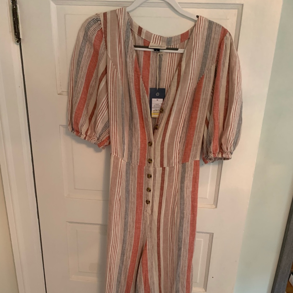 Striped jumpsuit